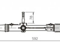 Caseta directie CITROEN SAXO S0 S1 GENERAL RICAMBI CI4036