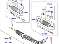 Caseta directie completa Land Rover Discovery III LAND ROVER AM LR016448