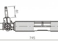 Caseta directie DAEWOO CIELO limuzina KLETN GENERAL RICAMBI OP4036