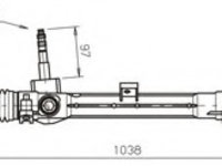 Caseta directie FI4114 GENERAL RICAMBI pentru Fiat Punto