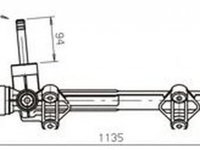 Caseta directie FIAT CROMA 154 GENERAL RICAMBI FI4095