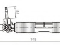 Caseta directie OP4036 GENERAL RICAMBI pentru Opel Vectra Daewoo Espero Daewoo Cielo Daewoo Nexia