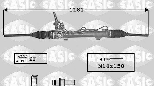 CASETA DIRECTIE PEUGEOT 206, 206+, 206 CC, 20