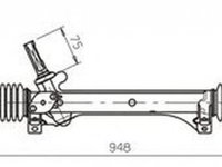 Caseta directie PEUGEOT 206 CC 2D GENERAL RICAMBI PE4040