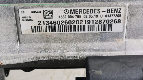 Caseta Servodirectie Electrică MERCEDES-BENZ CLS53 / W213 / An 2018 - 2022 / COD 7806501863