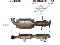 Catalizator 20452D AS pentru Ford Focus Ford S-max Ford Mondeo