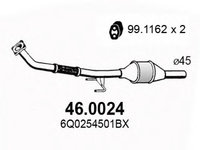 Catalizator 46 0024 ASSO pentru Skoda Fabia Seat Ibiza Seat Cordoba