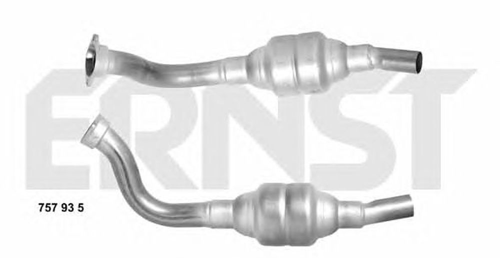 Catalizator CITROEN JUMPY platou sasiu BU BV BW BX ERNST 757935