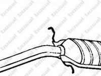 Catalizator FORD FIESTA III GFJ BOSAL 099-247 PieseDeTop