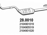 Catalizator MERCEDES-BENZ C-CLASS combi S202 ASSO 280010