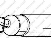 Catalizator PEUGEOT 407 6D BOSAL 090-507