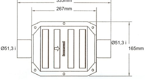 Catalizator universal OVAL - Producator Bosal