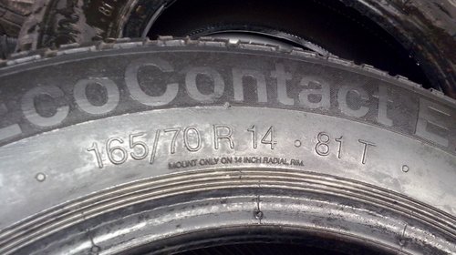 Cauciucuri de vara 165 70 R 14 Continental