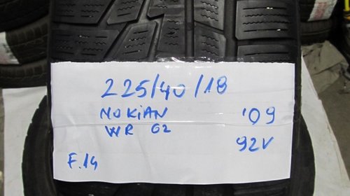 Cauciucuri iarna Nokian WR G2 - 225/40/18