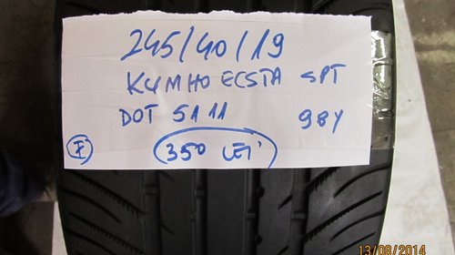 Cauciucuri vara Kumho Ecsta SPT 245/40/19 - 2