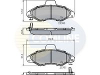 Cbp393 set fata comline pt ford escort 95,escort clasic,escort 7