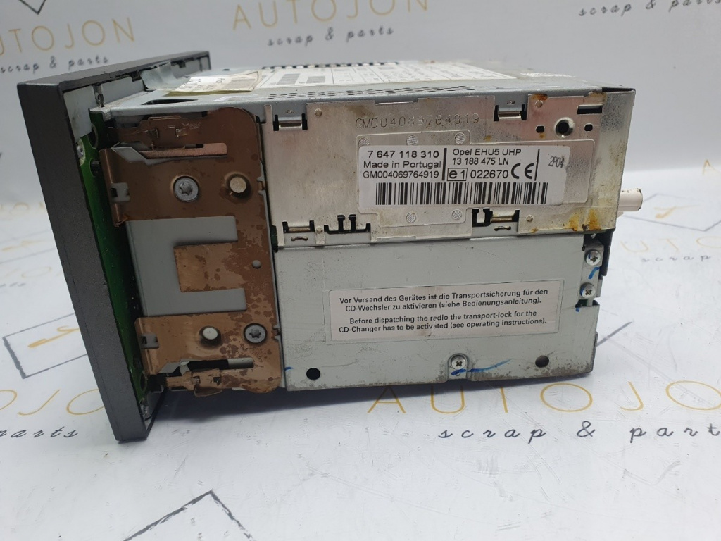 CD player auto OPEL VECTRA C (Z02) [ 200