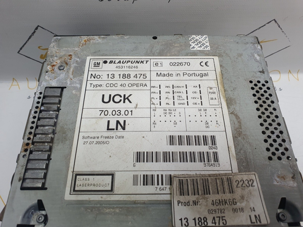 CD player auto OPEL VECTRA C (Z02) [ 200