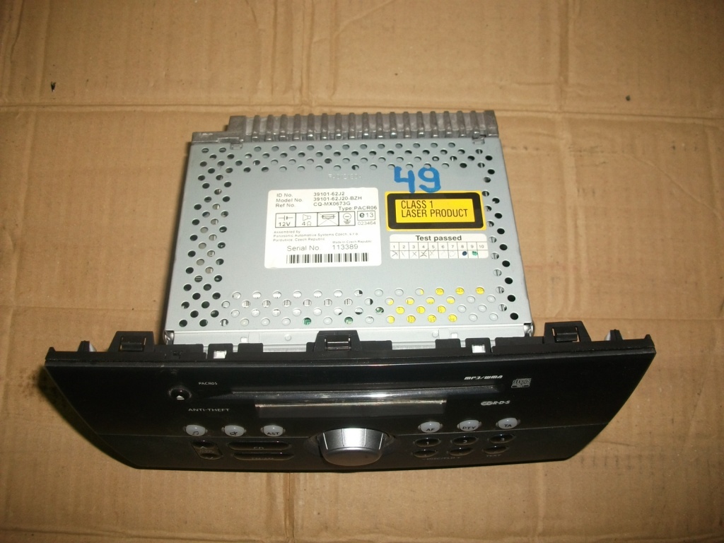 CD-Player auto Suzuki Swift,RS AN 2004-2