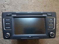 Cd-player bolero mp3 1z0035156f cu touch screen skoda superb II