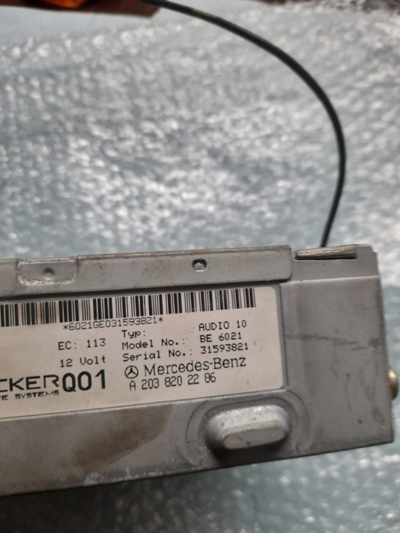 Cd player cod A2038202286 Mercedes-Benz 