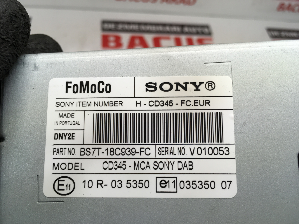 CD player Ford S-max cod: bs7t 18c939 fc