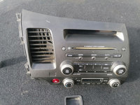 Cd player radio unitate audio sistem Honda Civic VIII FD berlina sedan complet cu comenzi clima