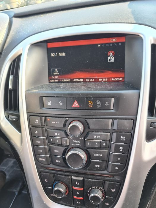Cd600 radio cd player ecran display butoane Opel Astra J Insignia