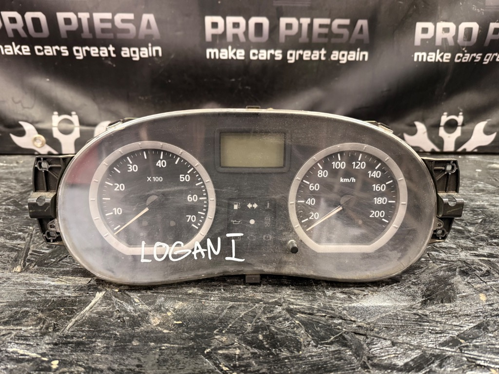 Ceas bord Dacia Logan 1 1.6 - Cod 8200 451 001 (varianta cu turometru 7000rpm) - imagine 1