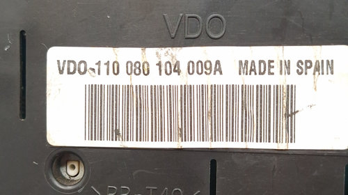 Ceas Bord Europa - Afisaj In Km Seat IBIZA Mk 4 (6L) 2002 - 2009 6L0920801, 6L0 920 801, W06L0920801, W06 L09 208 01, W06L0920801V03, 81269044E, 812 690 44E, 88311333, 110080104, 110 080 104, 110080104009A, 110 080 104 0 09A, SEZ7Z0E2968805, 02040500