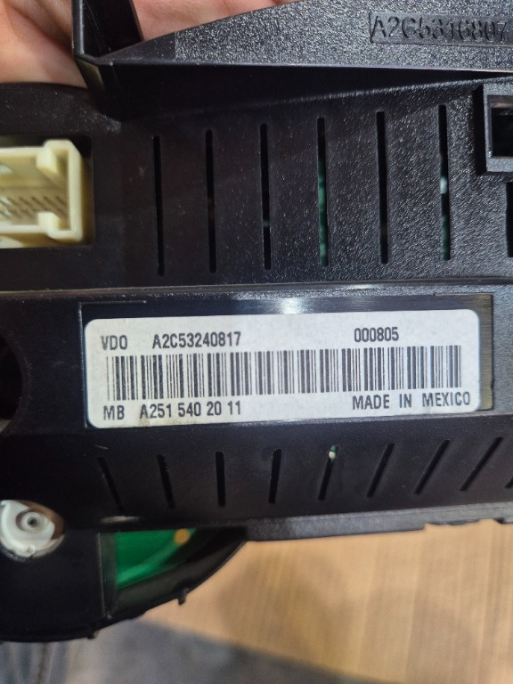 Ceas bord mercedes ml w164 si r class w2