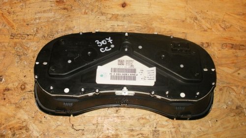 Ceas bord Peugeot 307, 307CC, 2.0i, 16V, benzina , cod 9651300180E