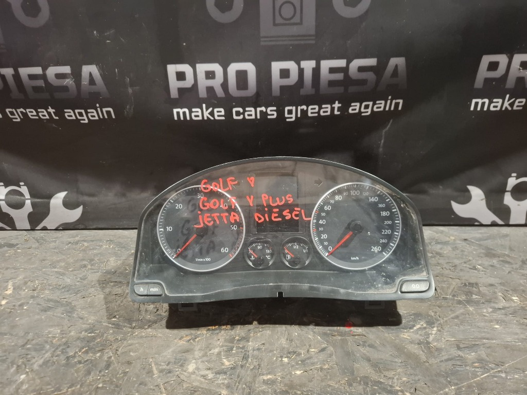 Ceas bord Volkswagen Golf 5 / Golf 5 Plus Diesel - imagine 1