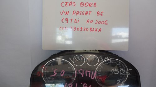 Ceas bord VW PASSAT B6, AN 2006, COD 3B092082