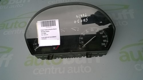 Ceas Instrument Bord Skoda Fabia 1.4 MPI