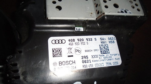 Ceasuri bord 4G8920932S Audi A6 4G 2014