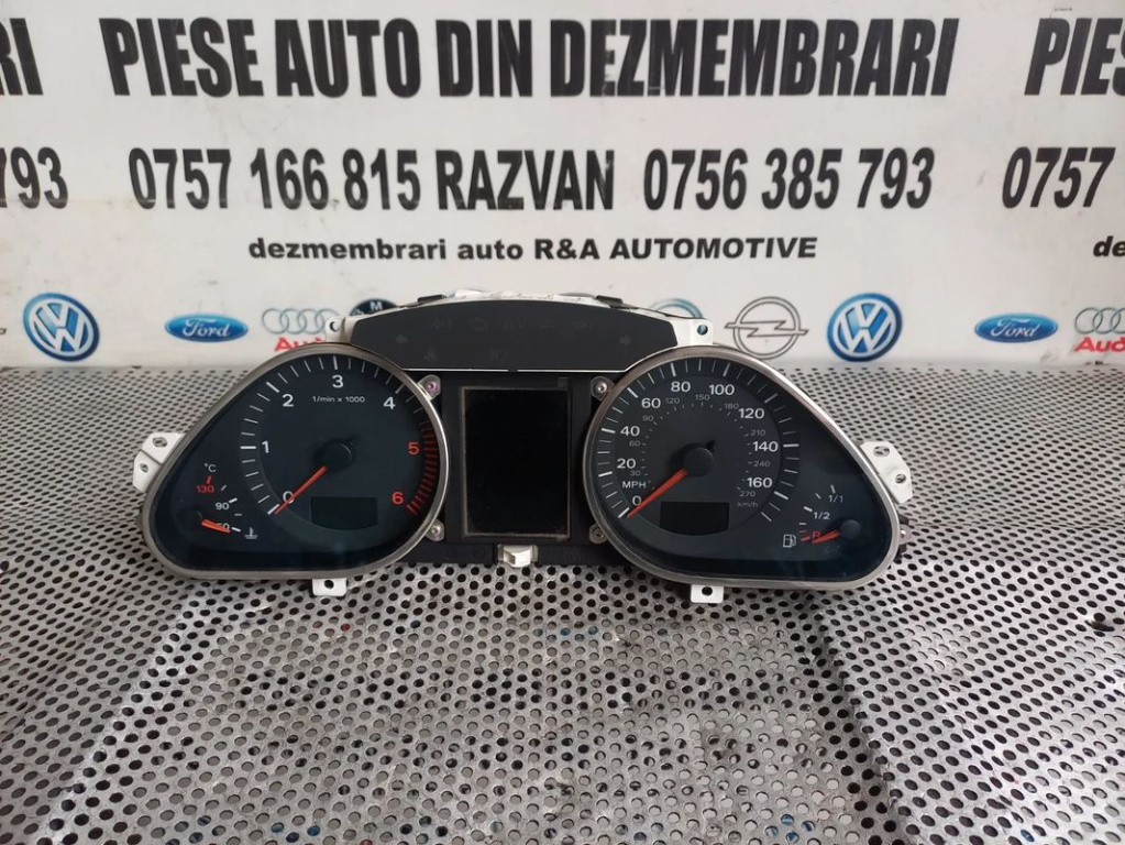 Ceasuri Bord Audi Q7 4L An 2006-2007-2008-2009-2010-2011-2012-2013-2014-2015-2016 Volan Dreapta Cod 4L0920981B - Dezmembrari Arad