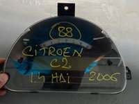Ceasuri bord Citroen C2 1.4 HDI 2006 9660225880