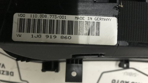 Ceasuri bord vw golf 4 1.4 benzina akq cod oem 1j0919860