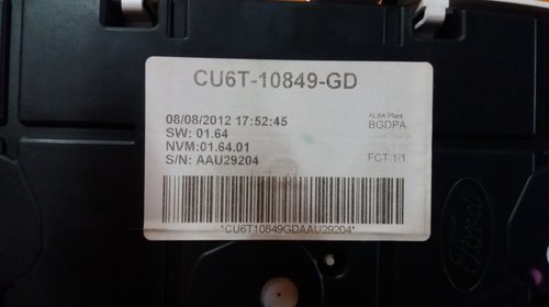 Ceasuri de bord Ford Fiesta VI cod CU6T-10849-GD