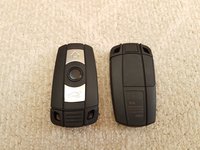 Cheie BMW CAS3 - smart key 3 butoane 868MHZ PCF7952 - seria 1/3/5/7 , X5 X6 Z4