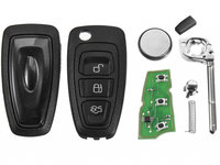 Cheie Completa Ford Focus 3 Butoane Cu Electronica Si Cip, Lamela FO21 CF 042