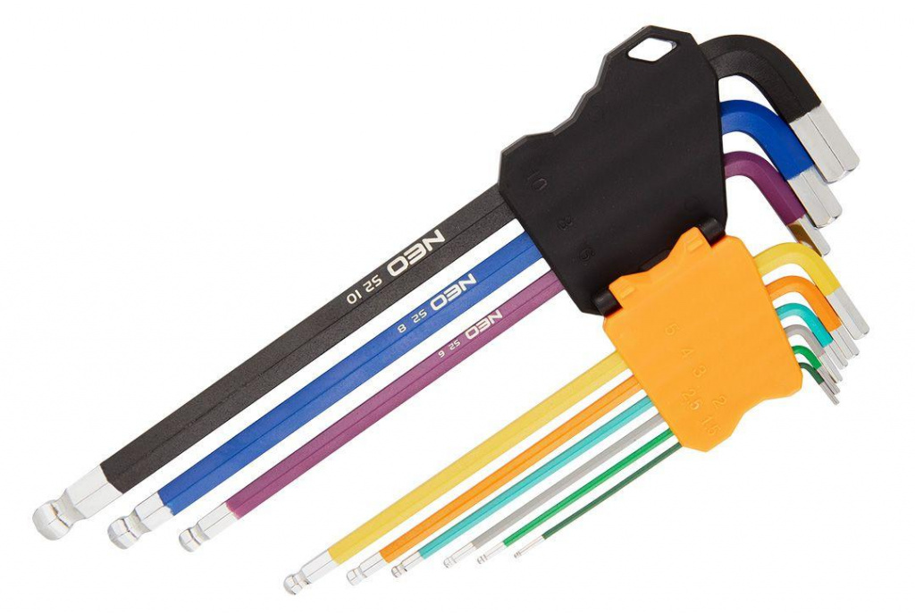 Cheie imbus 1.5-10 mm, 9 buc -set 09-512