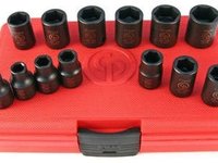 Chicago pneumatic set 13 tubulare impact 3/8 7-19mm