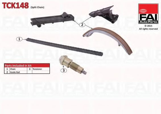 Chit lant de distributie MERCEDES E-CLASS Break (S210) (1996 - 2003) FAI AutoParts TCK148