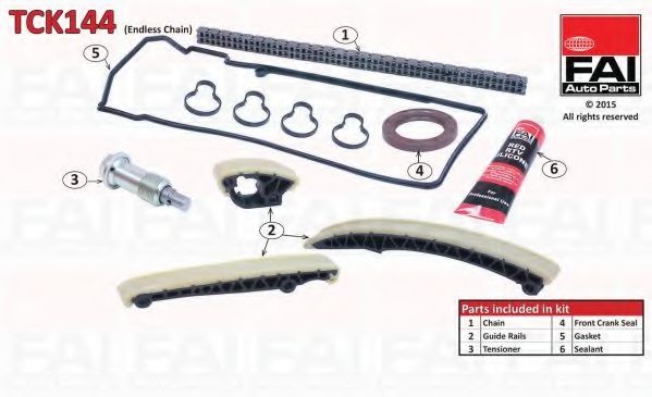 Chit lant de distributie MERCEDES E-CLASS Combi (S210) (1996 - 2003) FAI AutoParts TCK144 piesa NOUA