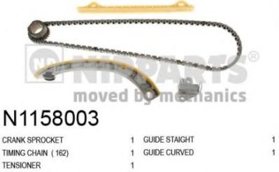 Chit lant de distributie SUZUKI SWIFT III (MZ, EZ) (2005 - 2016) NIPPARTS N1158003 piesa NOUA