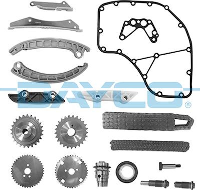 Chit lant de distributie Timing set chain sprocket fits. IVECO DAILY V DAILY VI FIAT DUCATO 2.3D-3.0 d 07.06- IVECO DAILY VI, Van, 03.2014 - Dayco KTC1099