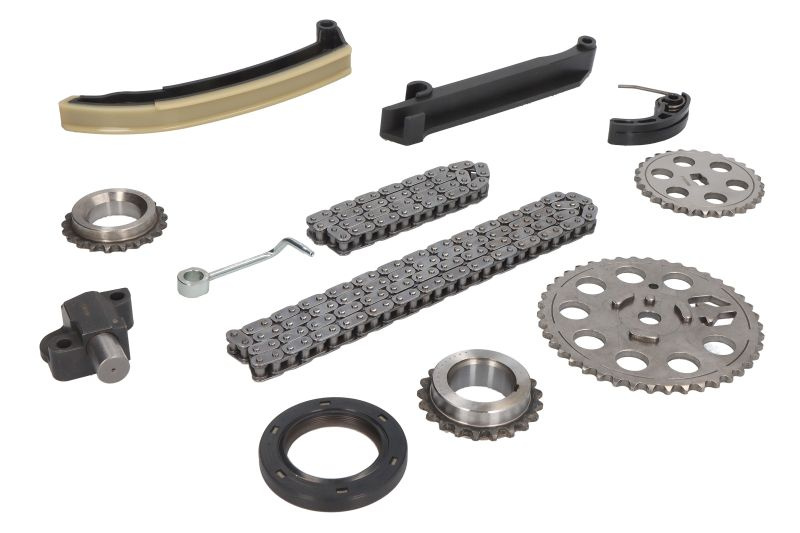 Chit lant de distributie Timing set chain + sprocket VOLVO V40 MITSUBISHI COLT VI NISSAN PRIMASTAR OPEL VIVARO A RENAULT TRAFIC II SMART CABRIO CITY-COUPE CROSSBLADE FORFOUR FORTWO ROADSTER 0.6-2.5D 07.98- SKF VKML 88000