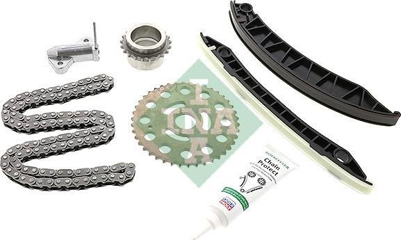 Chit lant de distributie Timing set chain sprocket fits. CHEVROLET ORLANDO NISSAN PRIMASTAR QASHQAI I X-TRAIL II X-TRAIL III OP RENAULT TRAFIC II (EL), Cadru de sprijin, 03.2001 - INA 559 0171 30